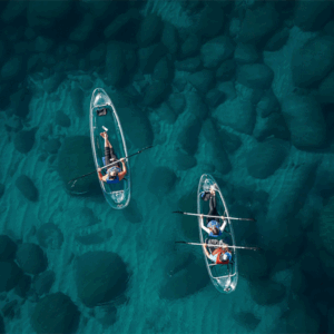 Clear Kayak on Lake Tahoe