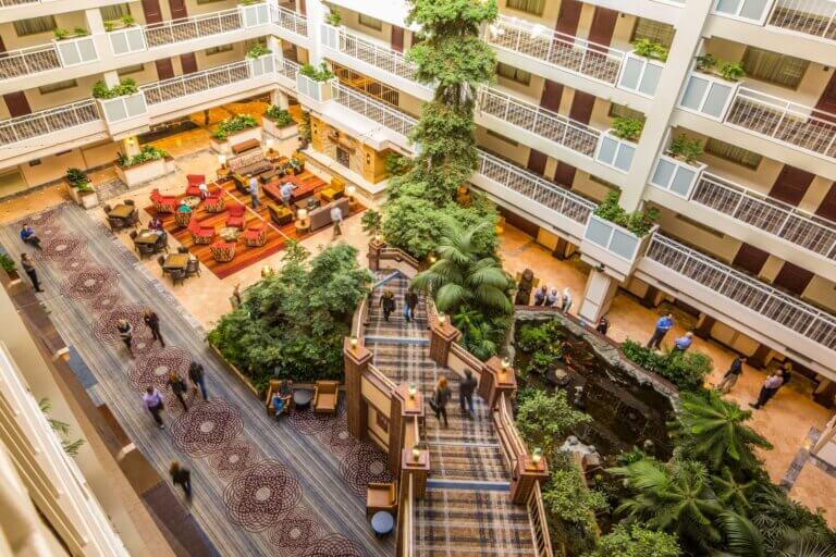 Lake Tahoe Resort Hotel Atrium