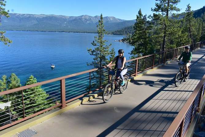 EBike on Tahoe East Shore Trail