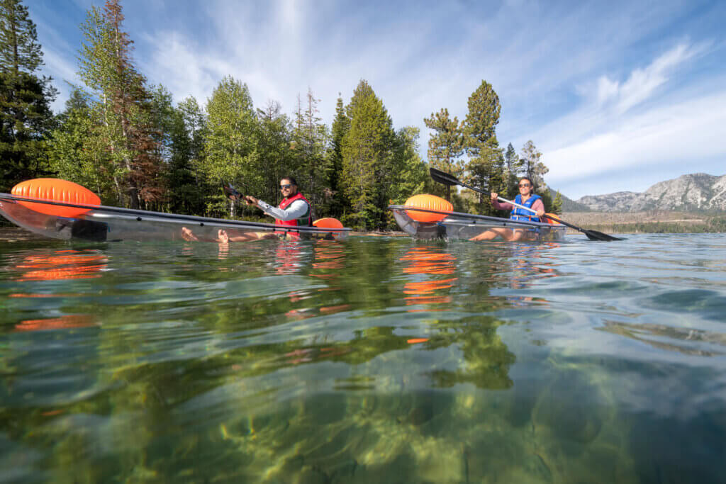 clear kayak lake tahoe