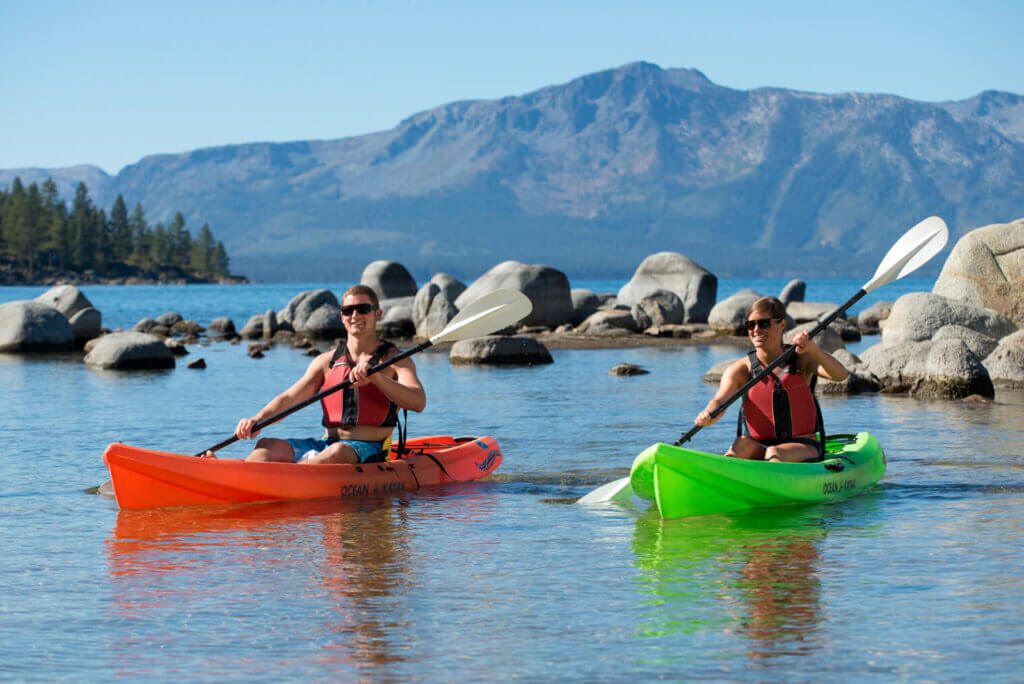 where to kayak on lake tahoe