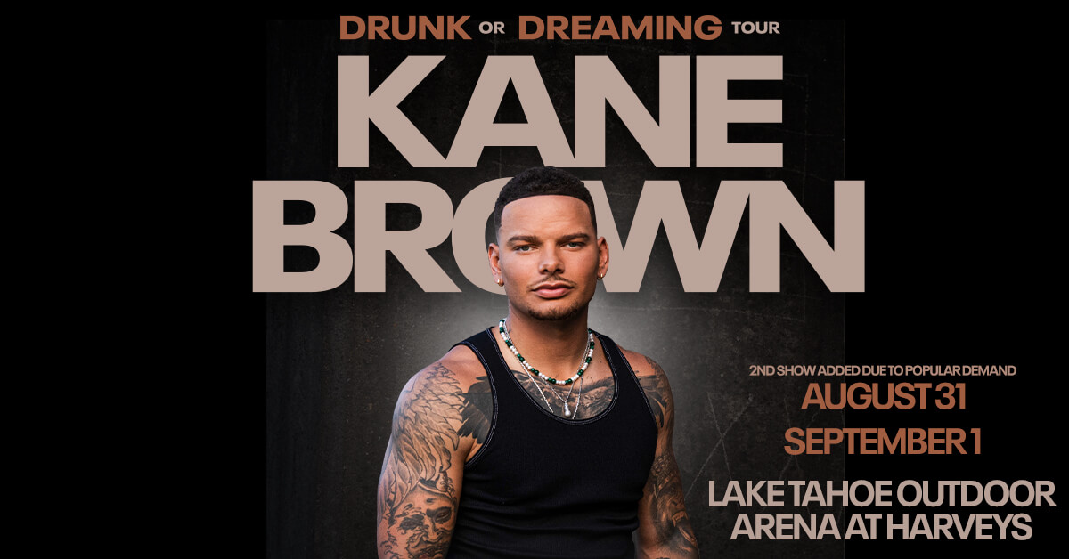 Kane Brown at Lake Tahoe Outdoor Arena at Harveys Visit Lake Tahoe