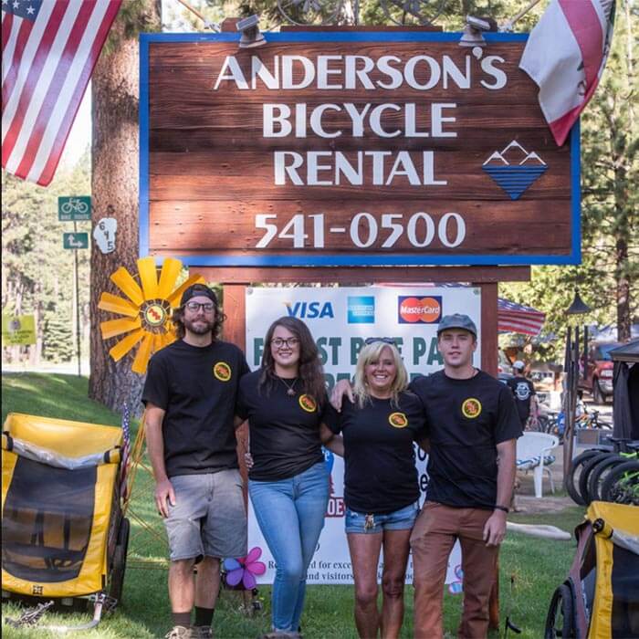 Anderson's Bike Rental Tahoe