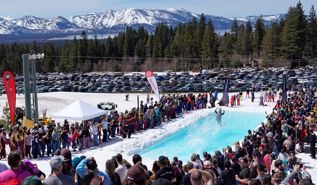 Pond Skimming at Heavenly Mountain Resort