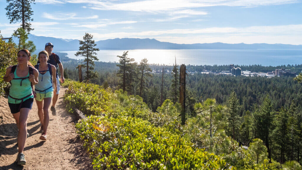 Hiking Van Sickle Bi-State Park Lake Tahoe