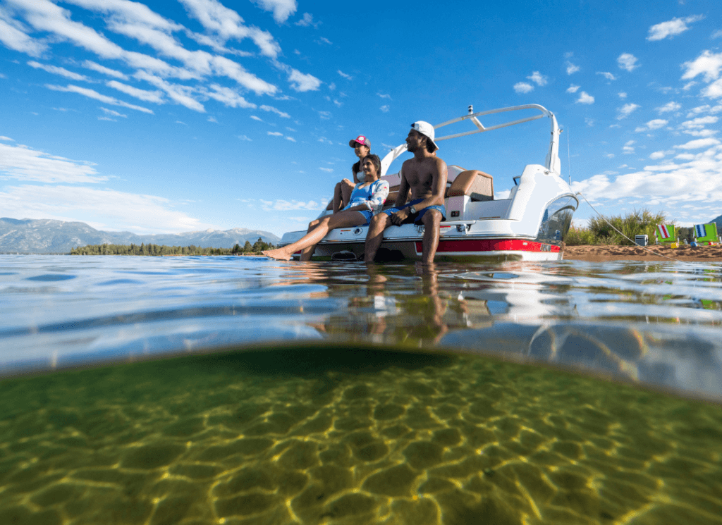 Boating at Lake Tahoe