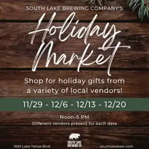 South Lake Brewing Company’s Indoor Holiday Market