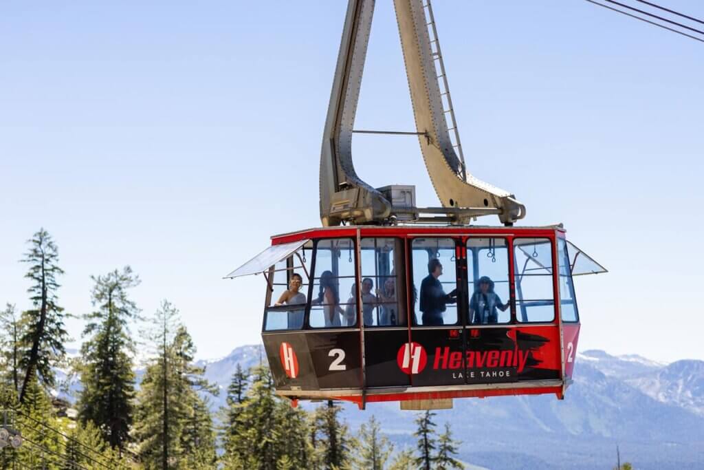 Tram at Heavenly Mountain Resort Lake Tahoe 