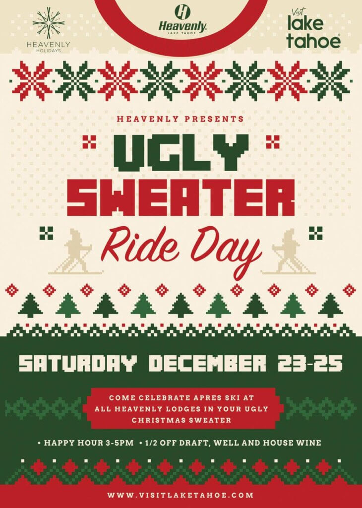 Ugly Sweater Ride Day Heavenly Mountain Resort