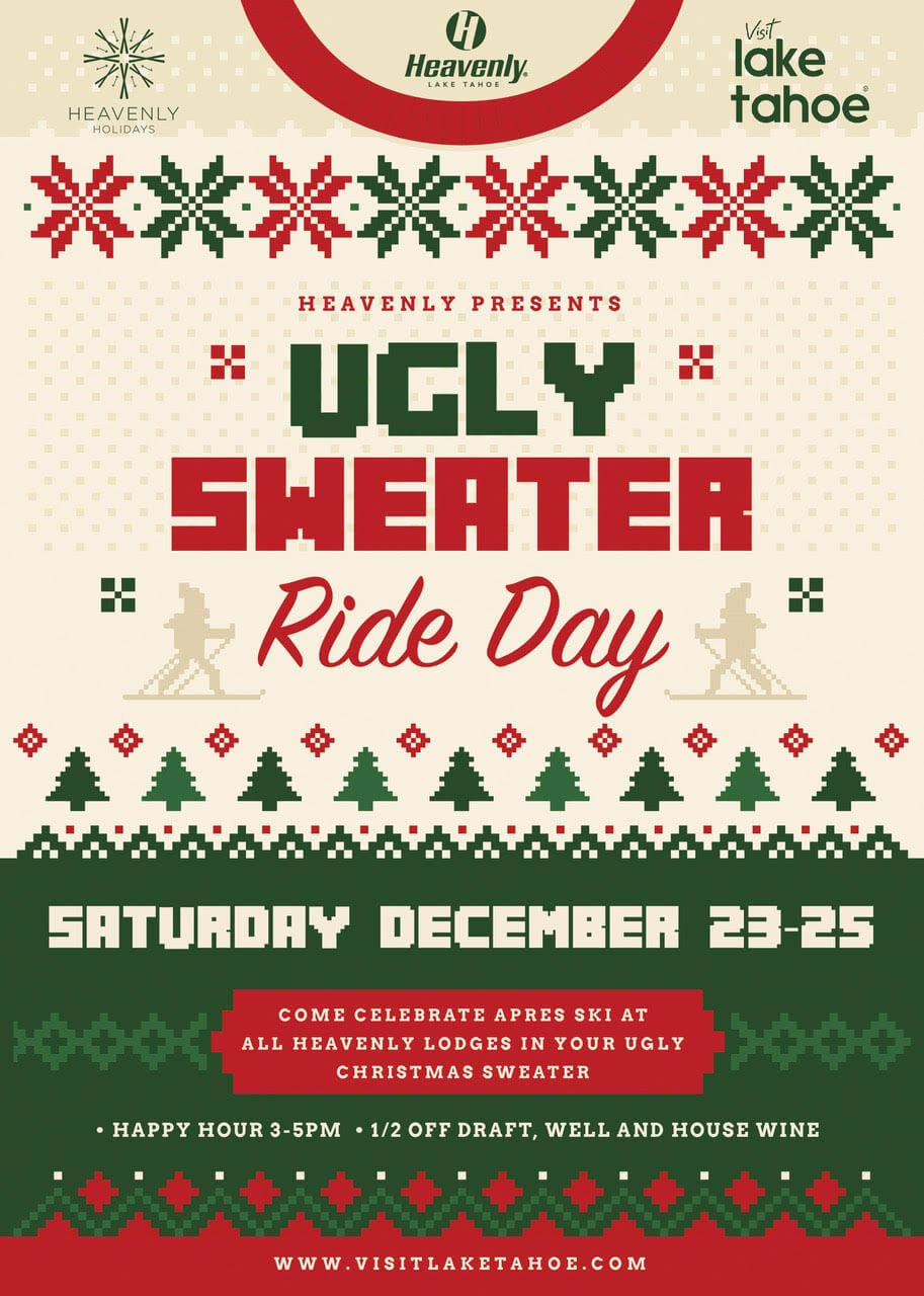 Ugly Sweater Ride Day Heavenly Mountain Resort - Visit Lake Tahoe