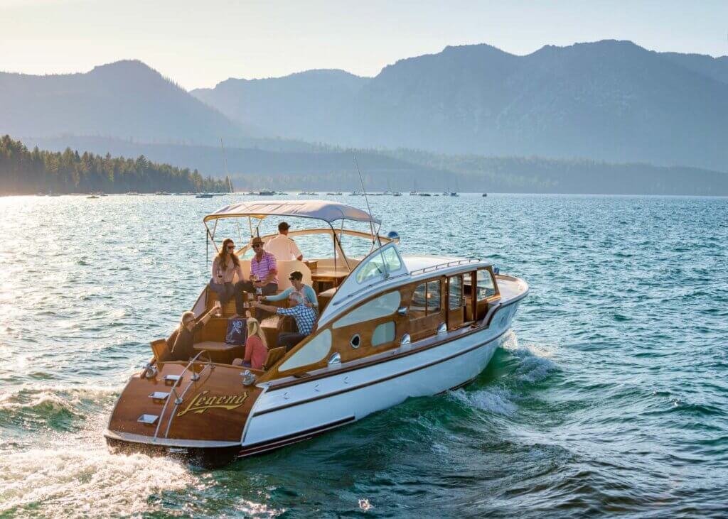 family boating lake tahoe