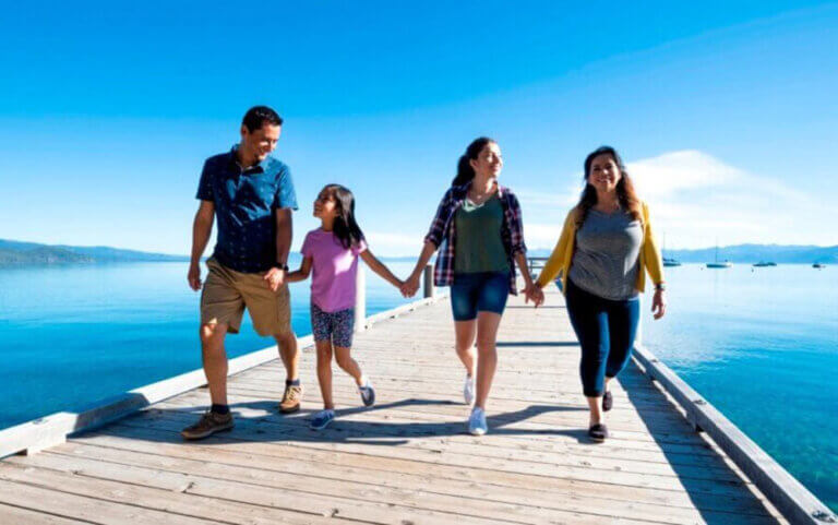 Family Fun Lake Tahoe Pier