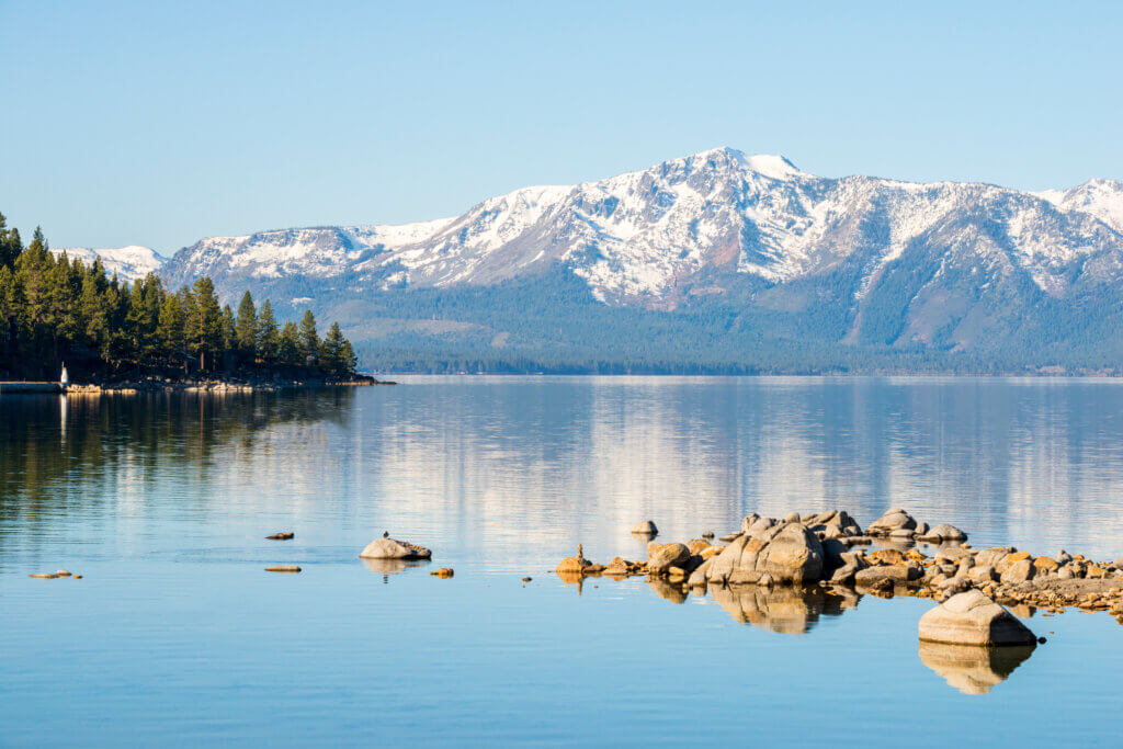 Lake Tahoe View of Mt Tallac