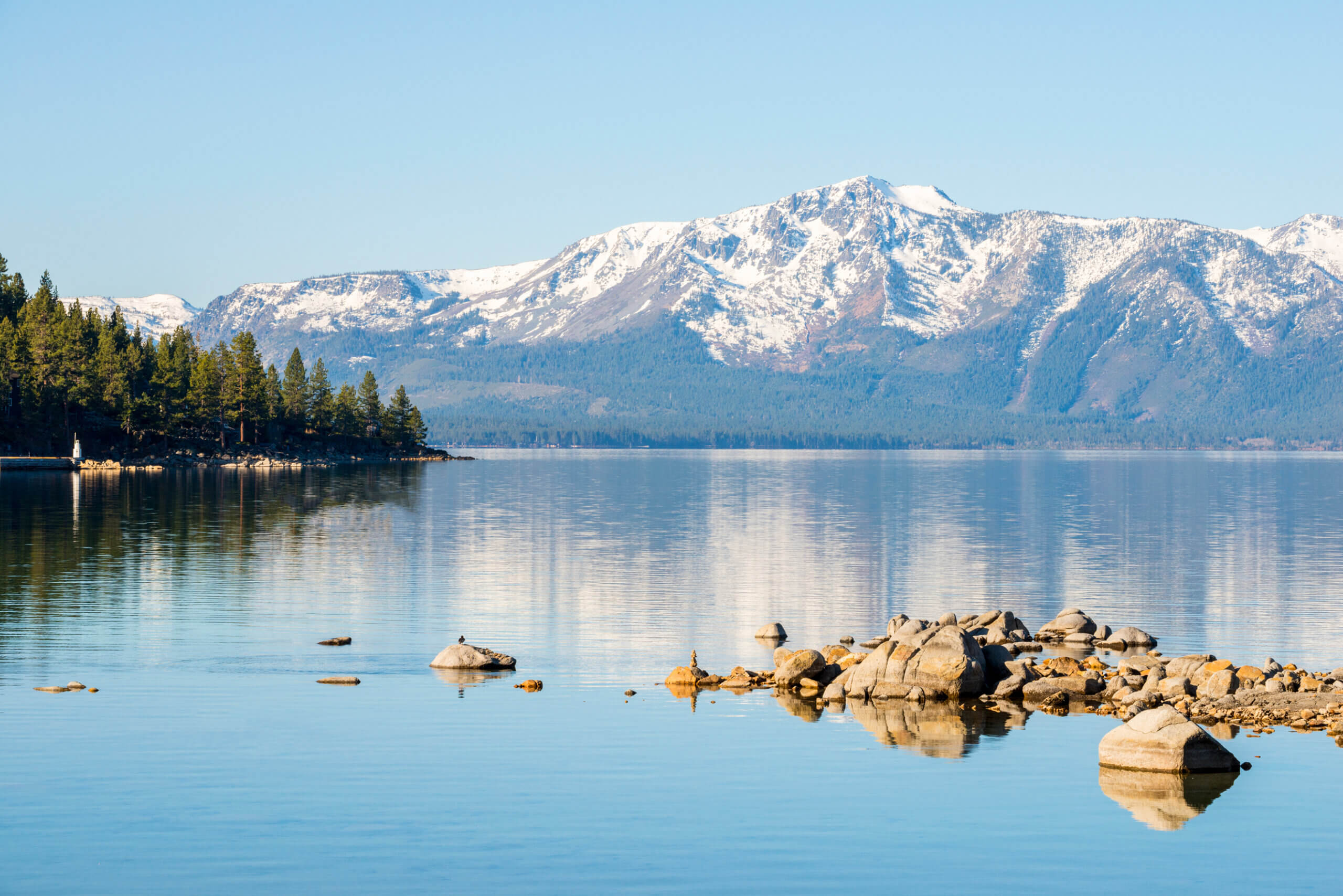 Lake Tahoe View of Mt Tallac