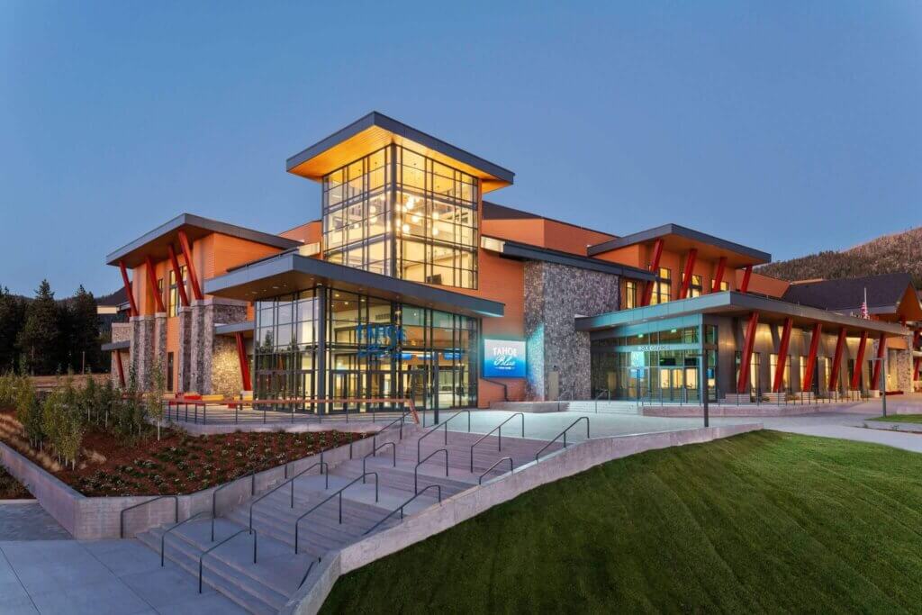 exterior of the tahoe blue event center