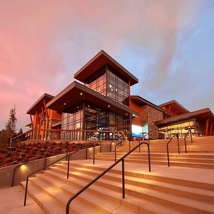 exterior of tahoe blue event center