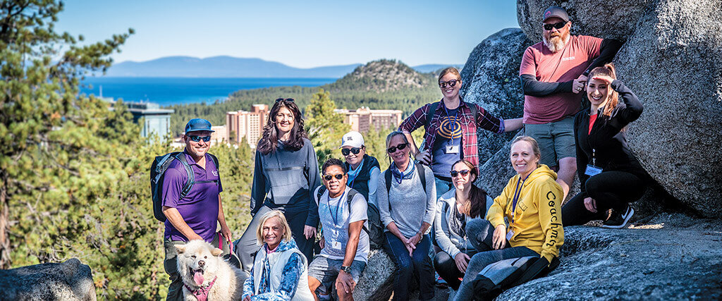 group hiking in south lake tahoe