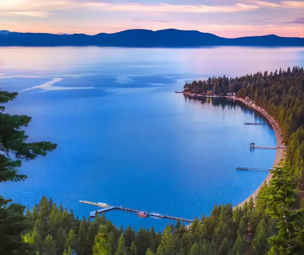 Aerial view of Round Hill Pines Beach Resort