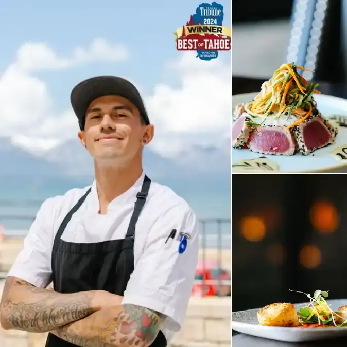 Chef Christopher Mason Jimmy's at the Landing Resort & Spa Lake Tahoe