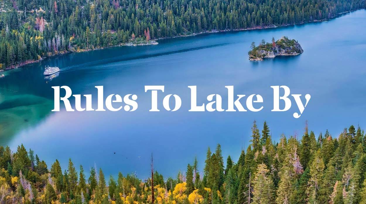 rules to lake by fall