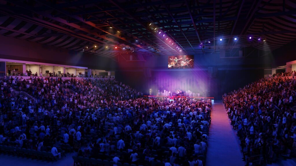 a live show at the tahoe blue event center