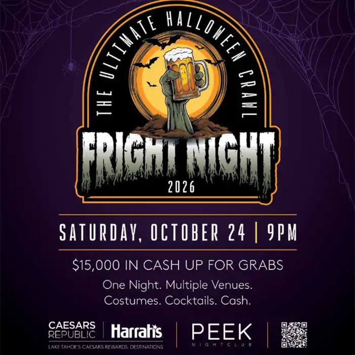 Fright Night Harrah's and Caesars Lake tahoe