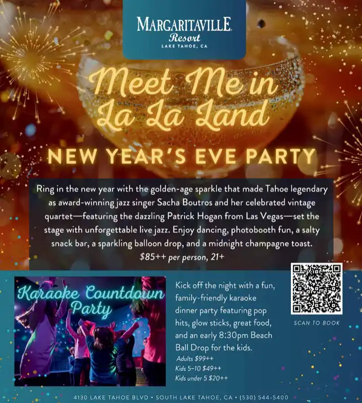 Meet Me in La La Land: New Year’s Eve at Margaritaville Resort Lake Tahoe