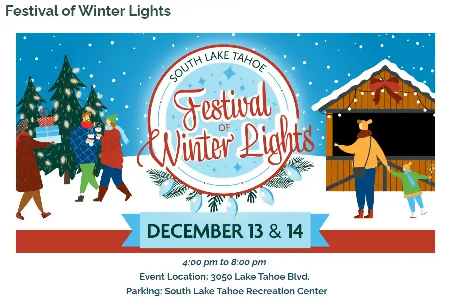 Festival of Winter Lights Lake Tahoe