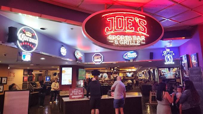 Joe's Sports Bar & Grille interior