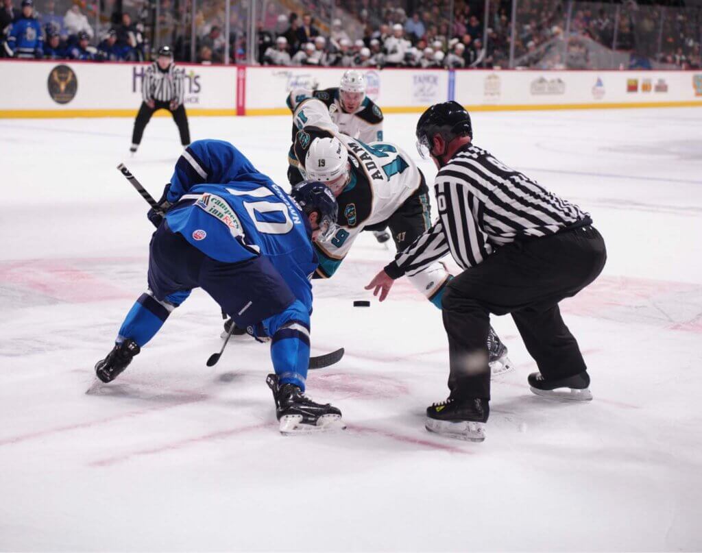 hockey game at tahoe blue event center