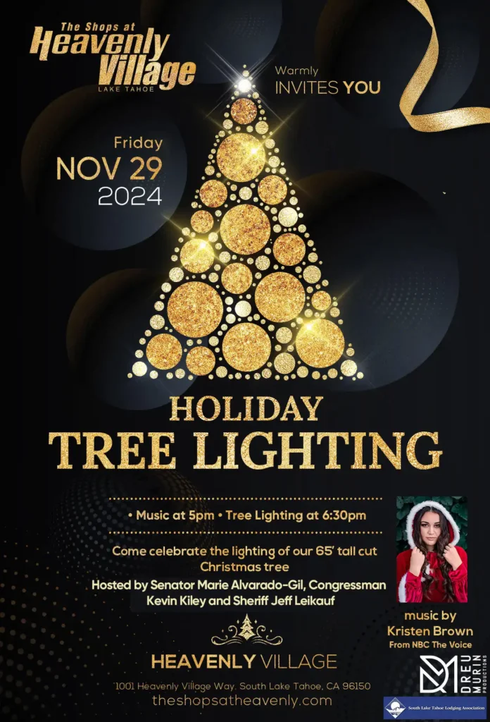 Holiday Tree Lighting Heavenly Holidays Lake Tahoe