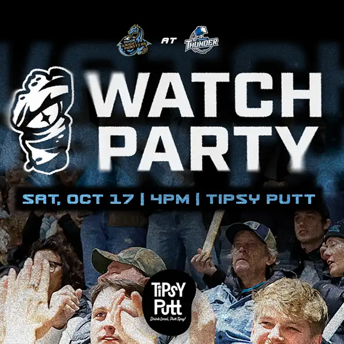 Tahoe Knight Monsters Hockey Watch Party at Tipsy Putt.
