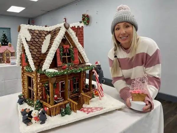 Gingerbread House Winner:  First Place Winner: A Very Beary Christmas 