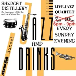 Jazz at Shedcat Distillery Tahoe