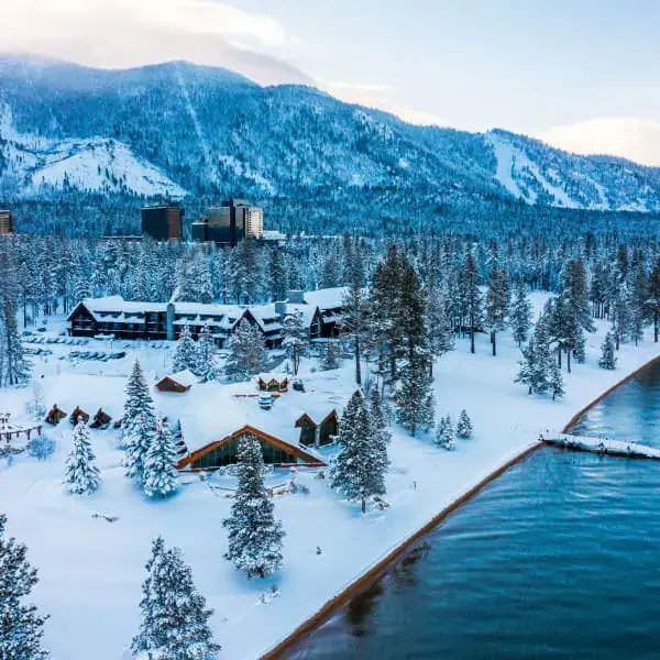 Aerial photo of Lake Tahoe