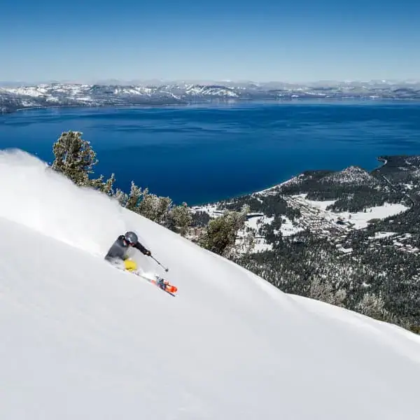 Snowboarding in Lake Tahoe