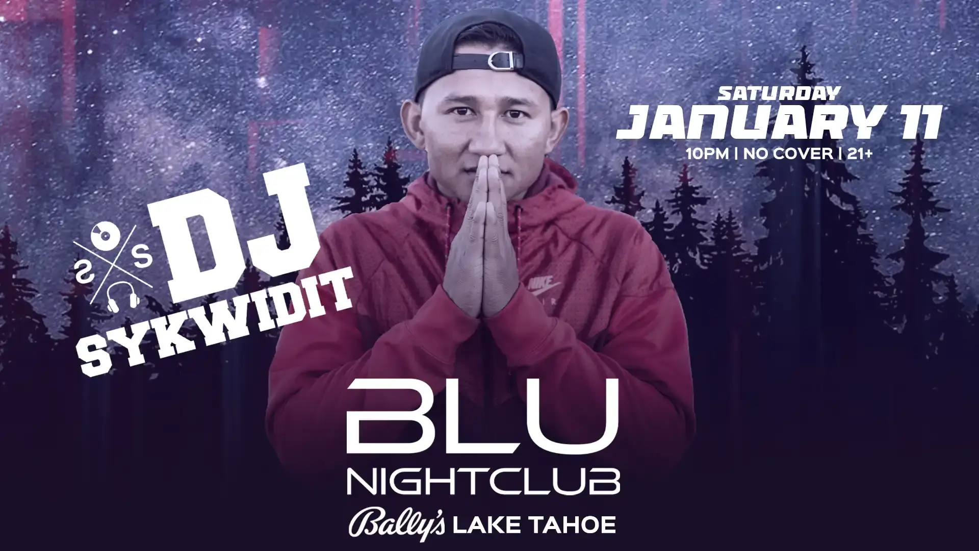 DJ Sykwidit at Blu Visit Lake Tahoe