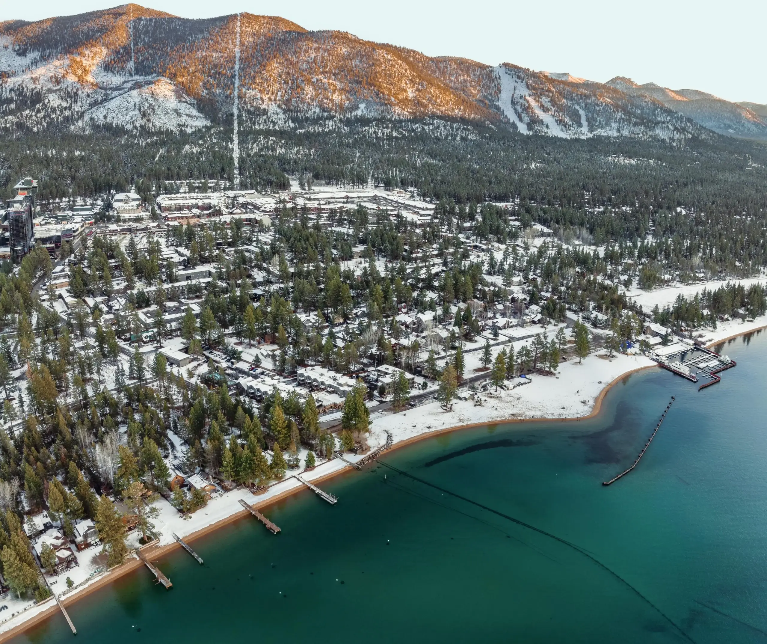 South Lake Tahoe in Winter