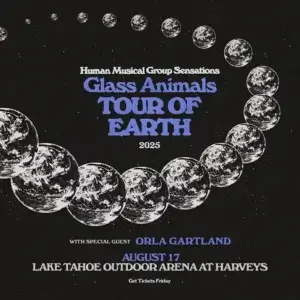 Glass Animals Tour of Earth at the Lake Tahoe Outdoor Arena at Harveys
