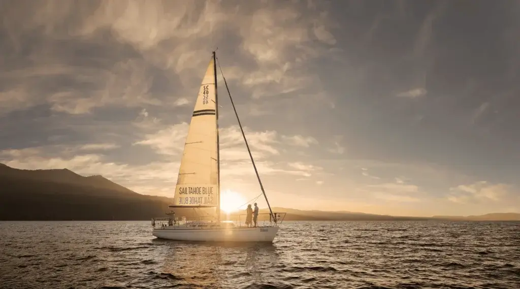 Sailing on Lake Tahoe