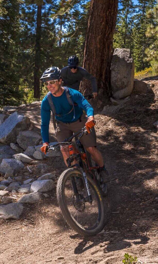 friends mountain biking