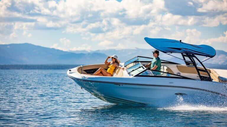 Zephyr Cove Marina Power Boat Lake Tahoe