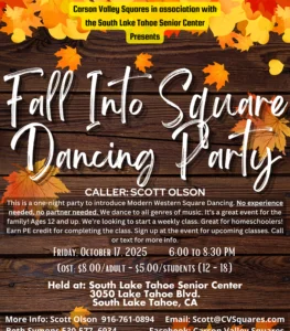 Square Dancing South Lake Tahoe Senior Center