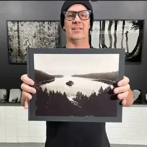 Photographer Ian Ruhter at Lake Tahoe Community College Haldan Gallery