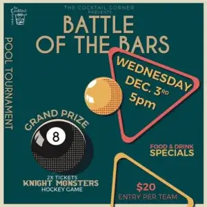 Battle of the Bars - Billiard Tournament Tahoe Cocktail Corner