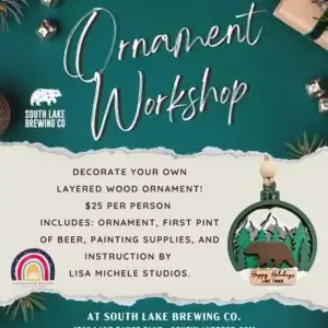 Ornament Workshop at South Lake Brewing Co