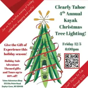 Clearly Tahoe Christmas Tree Lightly