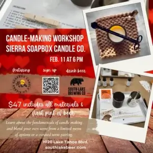 Candle Making Workshop South Lake Brewing Co