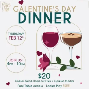 Galentine's Day Dinner at the Tahoe Cocktail Corner
