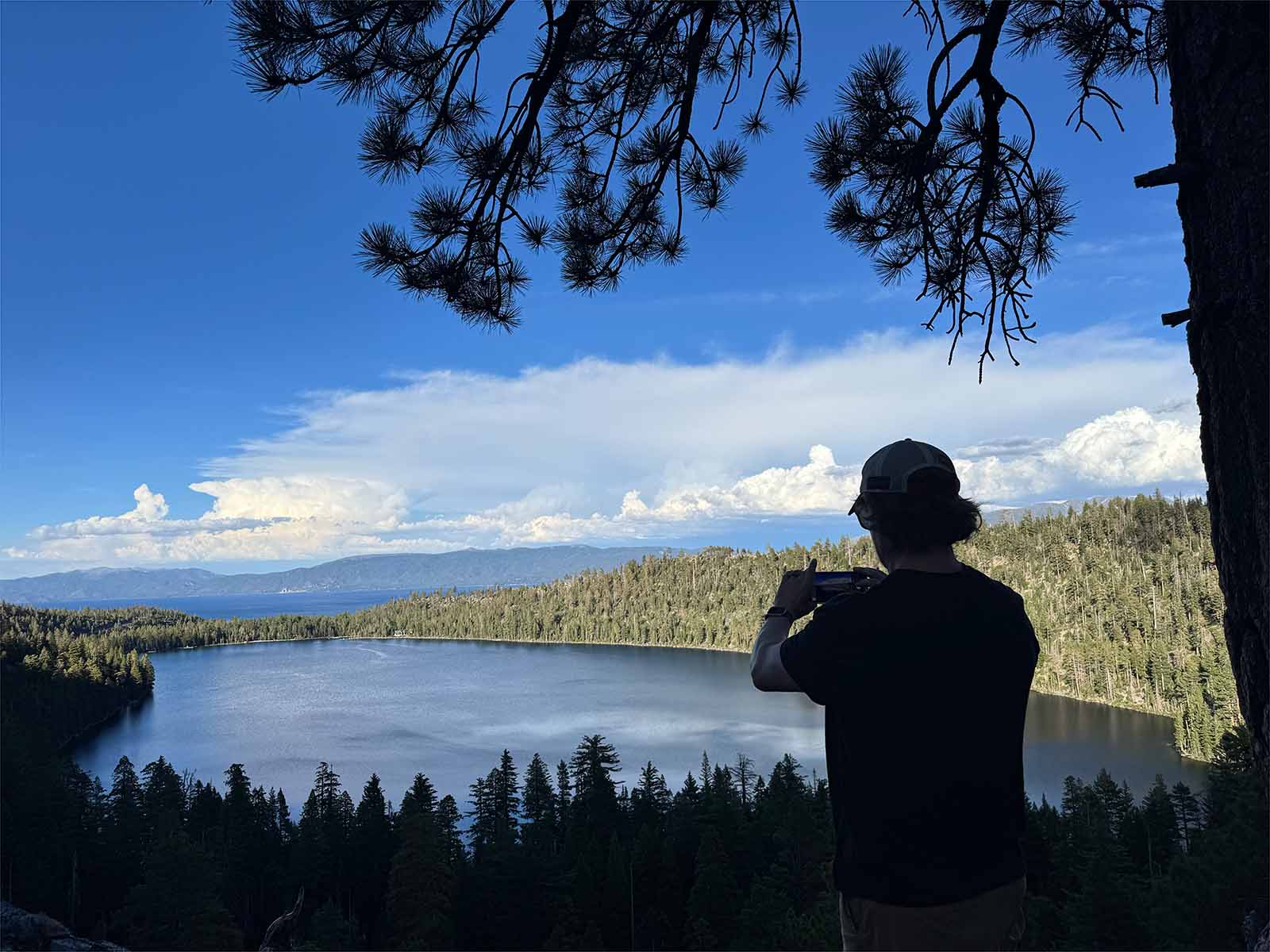 view of fallen leaf lake